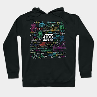 Square Root of 100 10 Year Old Math Lovers 10th Birthday Hoodie